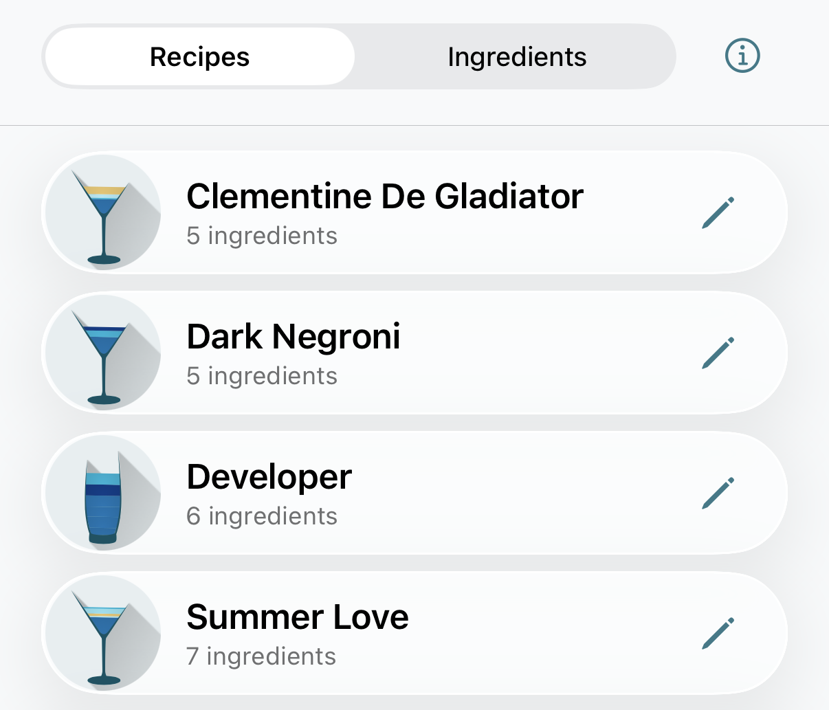 DrinkMate Pro recipe upload flow on iPhone